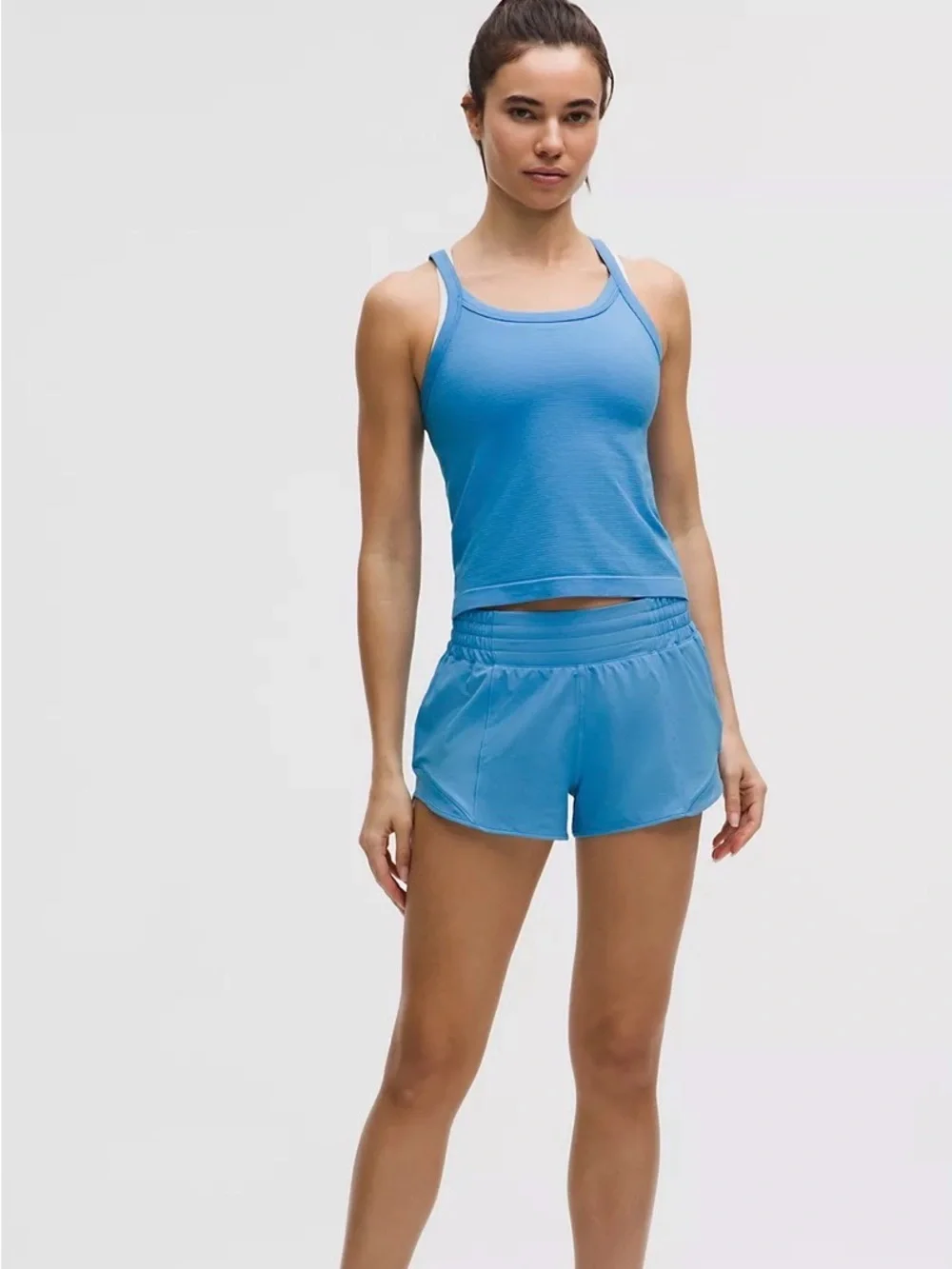 NWT Lululemon Blue Hotty HR Short 2.5” Lined Shorts Size 14